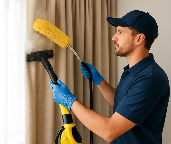 Emergency same-day curtain stain removal oxenford Matty Curtain Cleaning